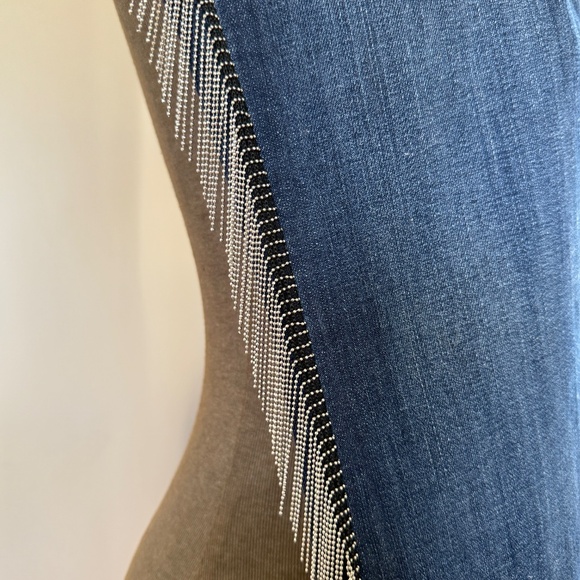 Ariat R.E.A.L. High Rise Fringe Flare Jeans. - Picture 12 of 14
